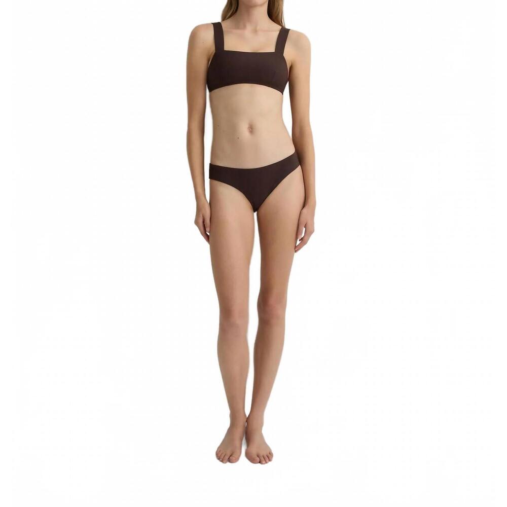 NEW BONDI BORN bikini swimsuit set in brown